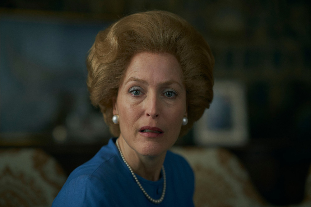 Gillian Anderson in The Crown