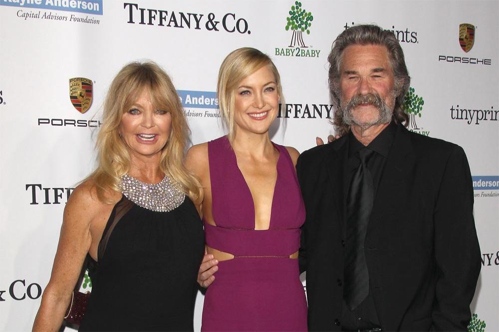 Goldie Hawn, Kate Hudson and Kurt Russell