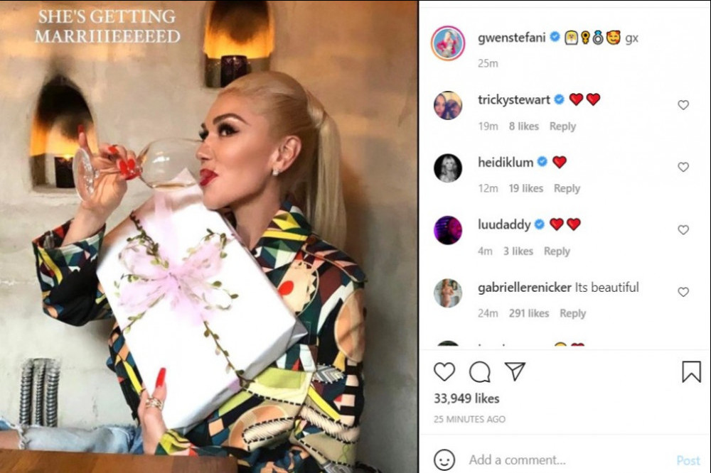 Gwen Stefani's Instagram (c) post