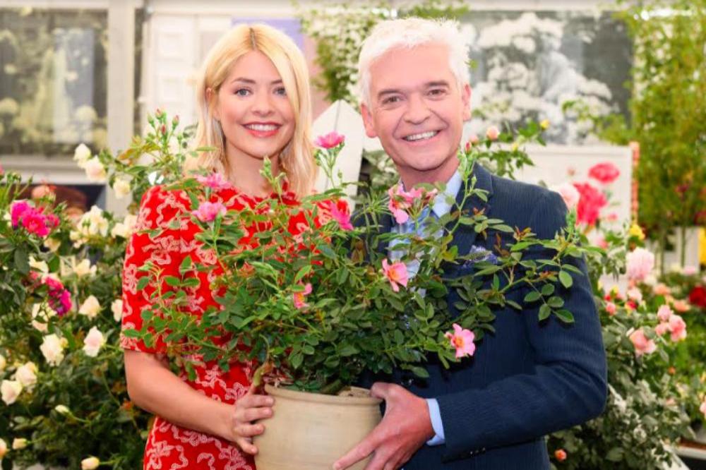 Holly Willoughby and Phillip Schofield unveil the This Morning rose