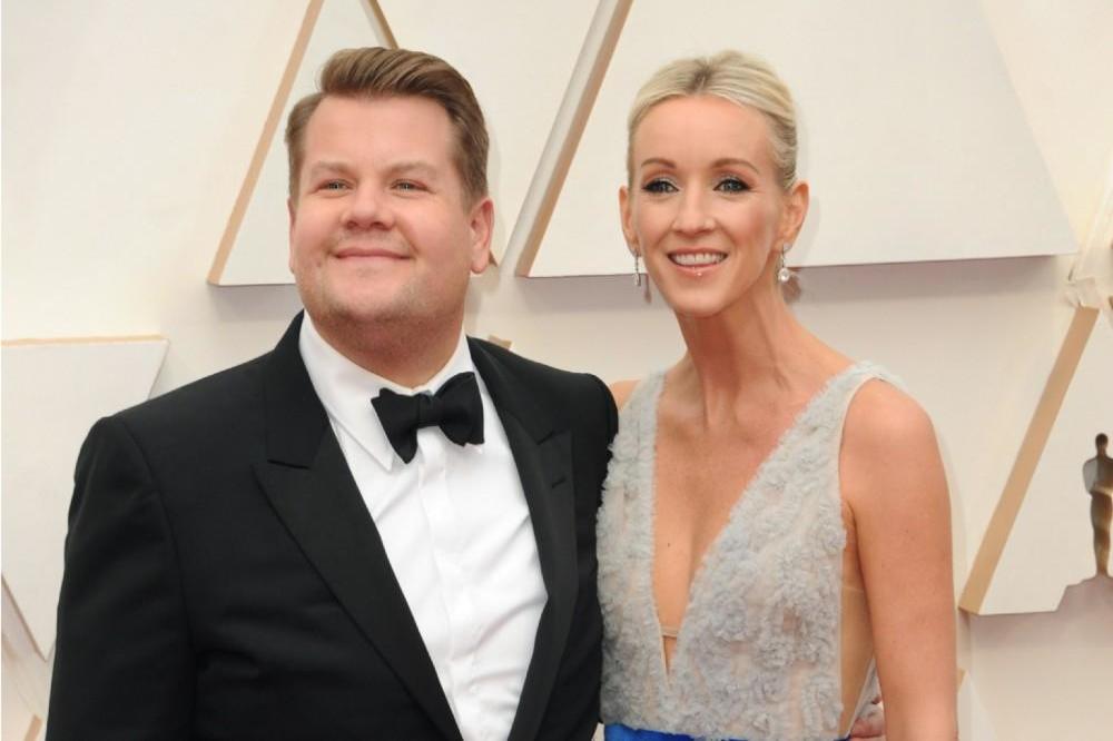 James Corden and wife Julia Carey at the Oscars