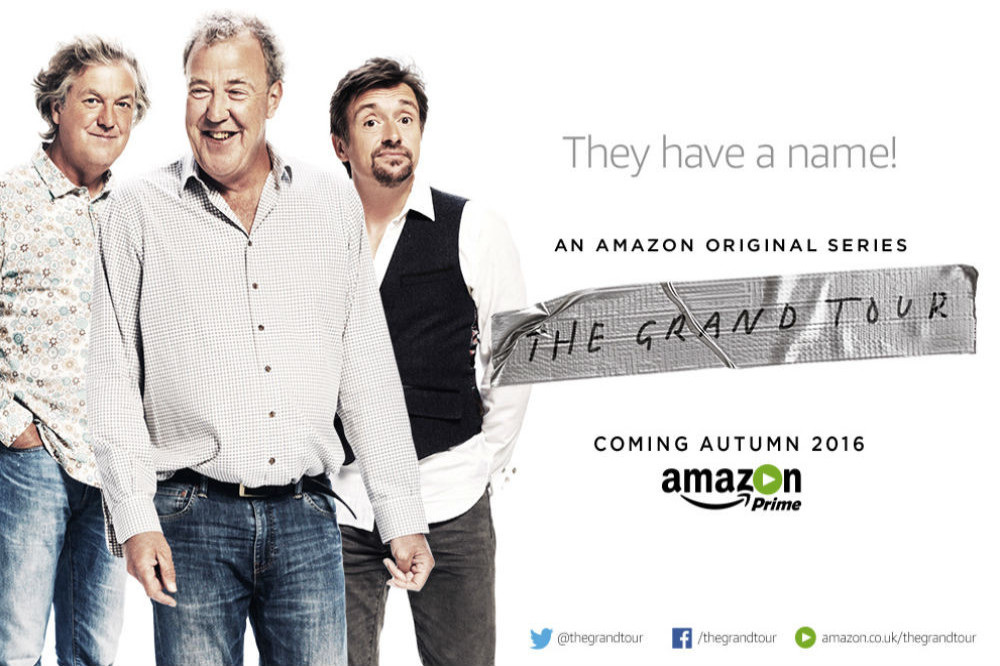 James May, Jeremy Clarkson and Richard Hammond in The Grand Tour