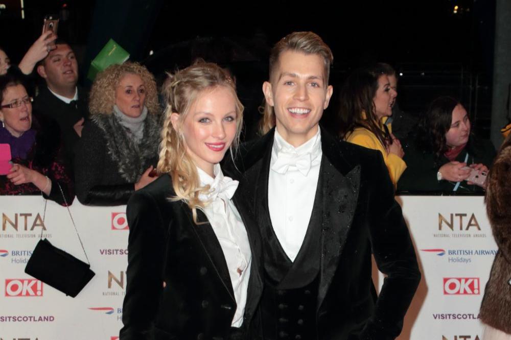 James McVey and Kirstie Brittain at the National TV Awards