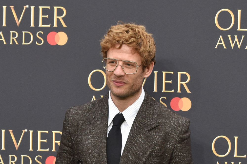 James Norton gravitates towards fitted clothing that keep him upright