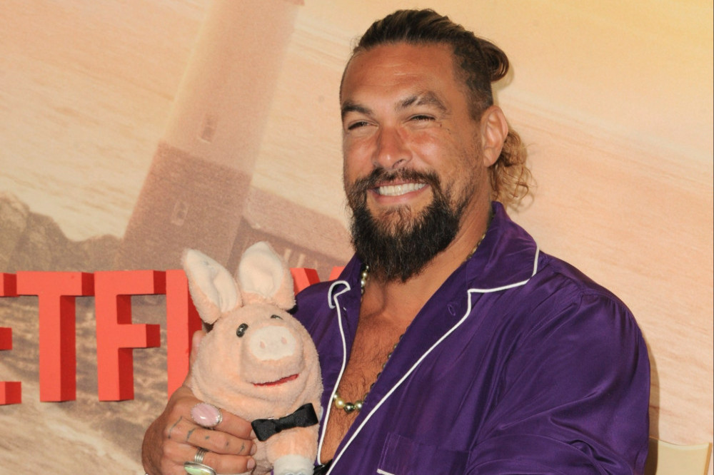 Jason Momoa at the Slumberland premiere