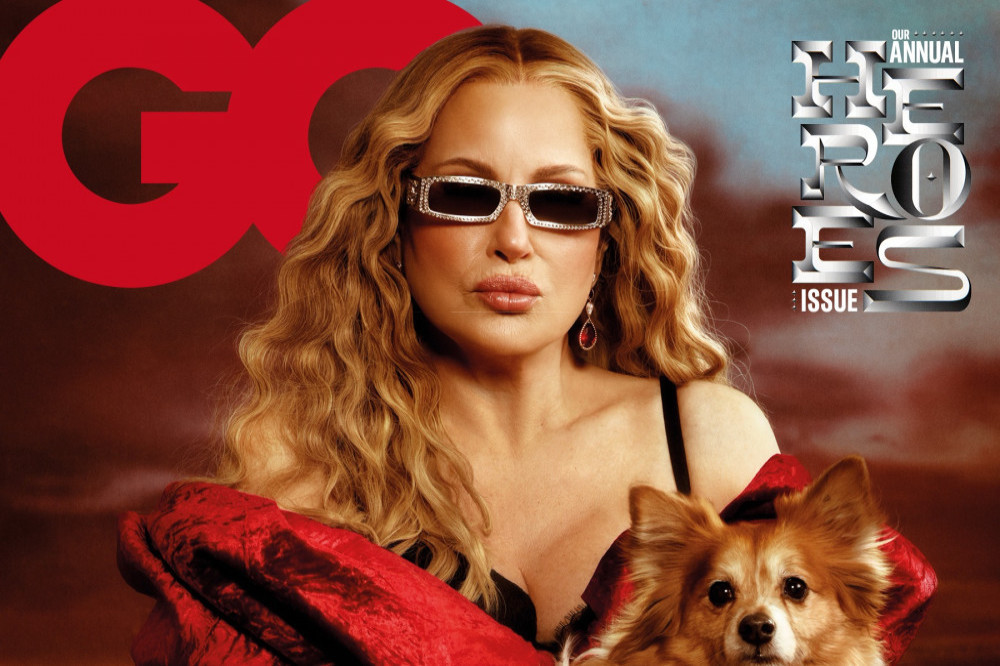 Jennifer Coolidge reports on Britain's GQ (Photo by Charlotte Rutherford)