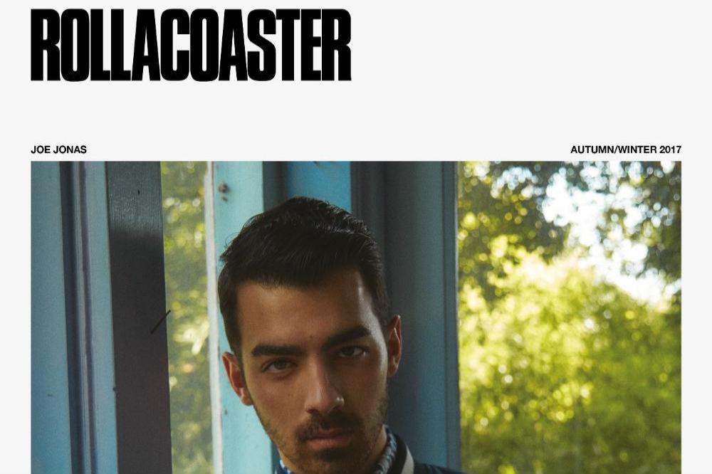 Joe Jonas in Rollercoaster magazine