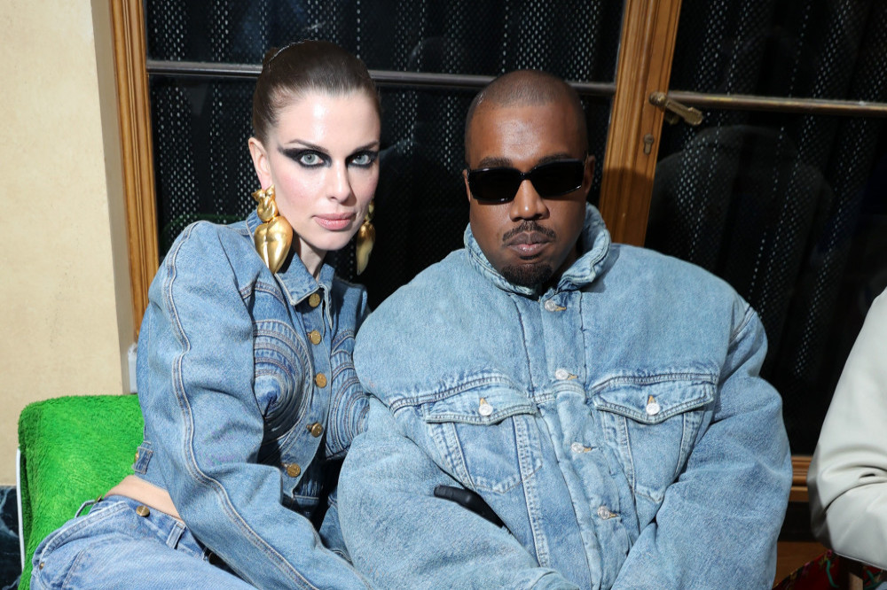 Julia Fox and Kanye West wore matching outfits at Paris Fashion Week