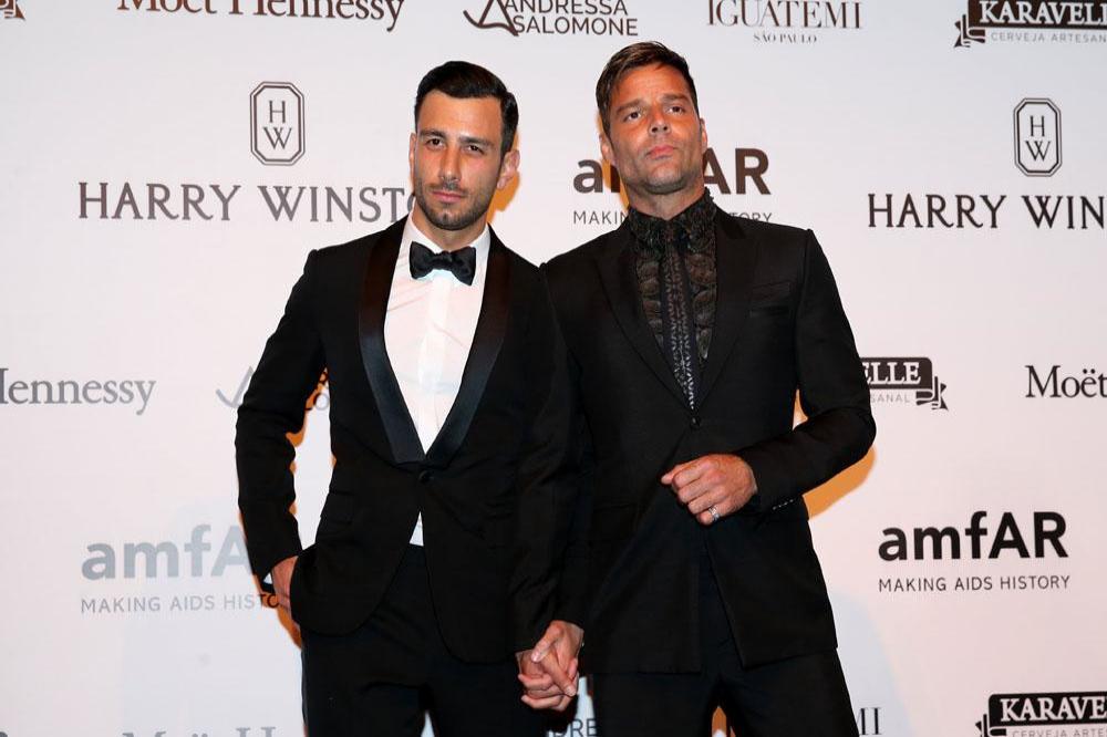 Jwan Yousef and Ricky Martin