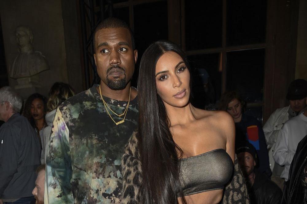Kanye and Kim Kardashian West 