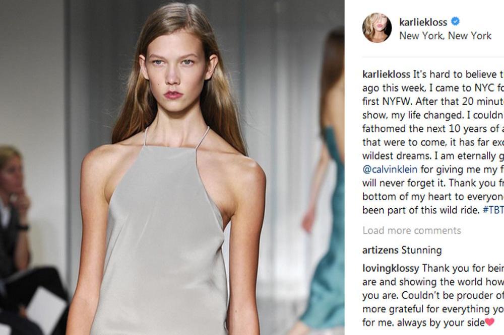 Karlie Kloss (c) Instagram