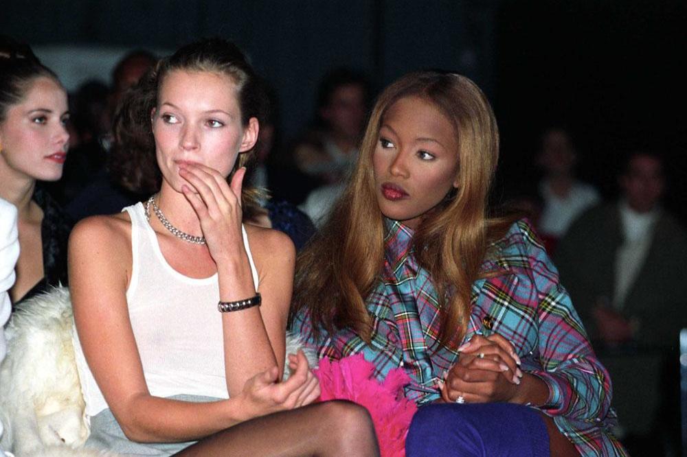 Kate Moss and Naomi Campbell 