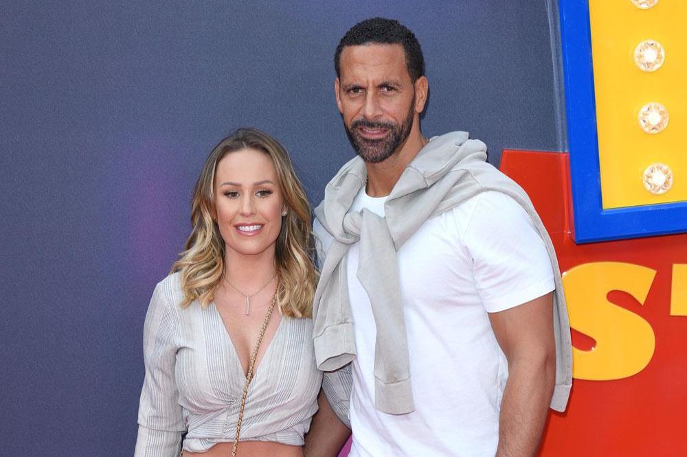 Kate Wright and Rio Ferdinand