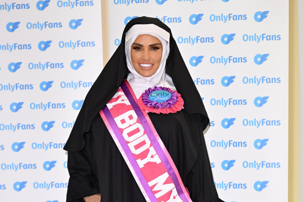 Katie Price dressed as a nun to launch her new OnlyFans page