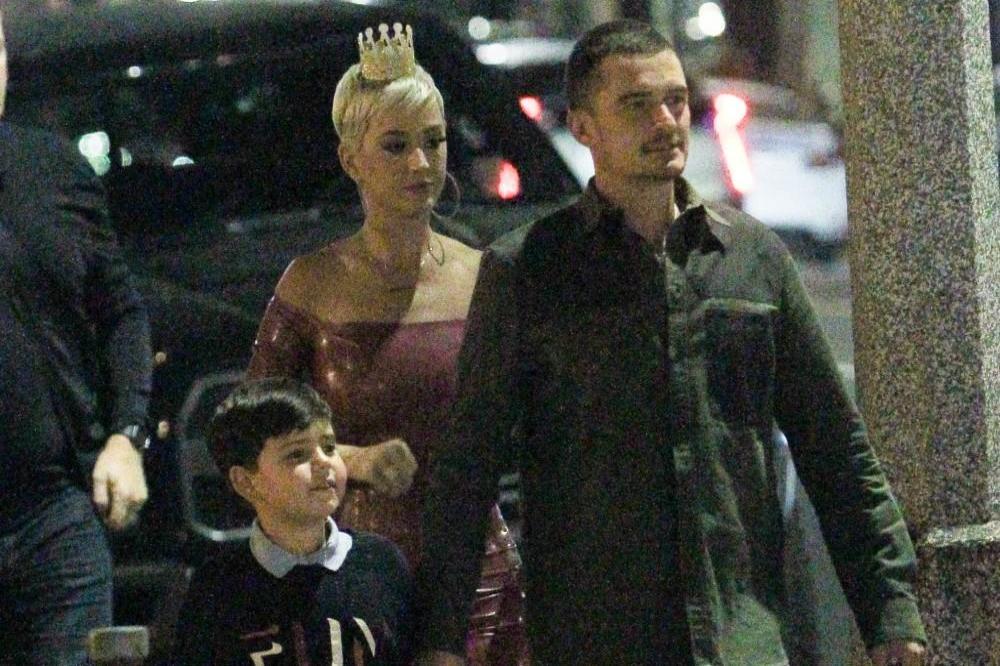 Katy Perry with Orlando and Flynn Bloom