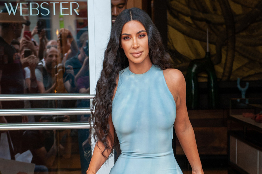 Kim Kardashian at Miami Beach in 2019