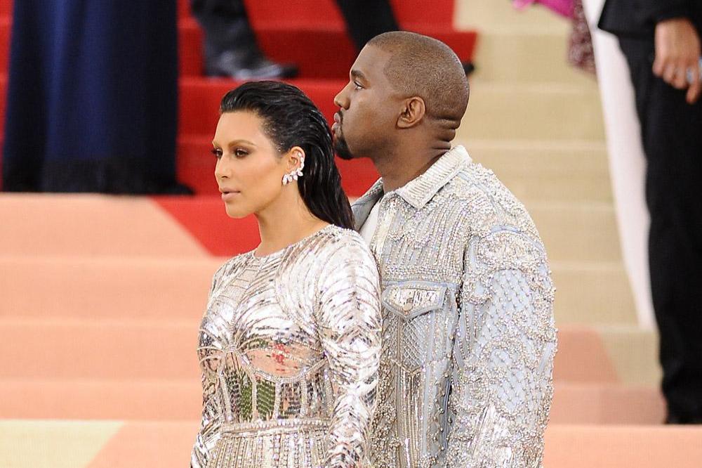 Kim Kardashian West and Kanye West at Met Gala 2016