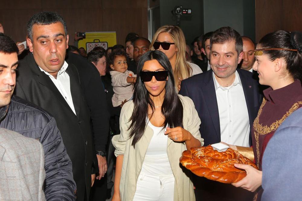 Kim Kardashian West arrives in Armenia