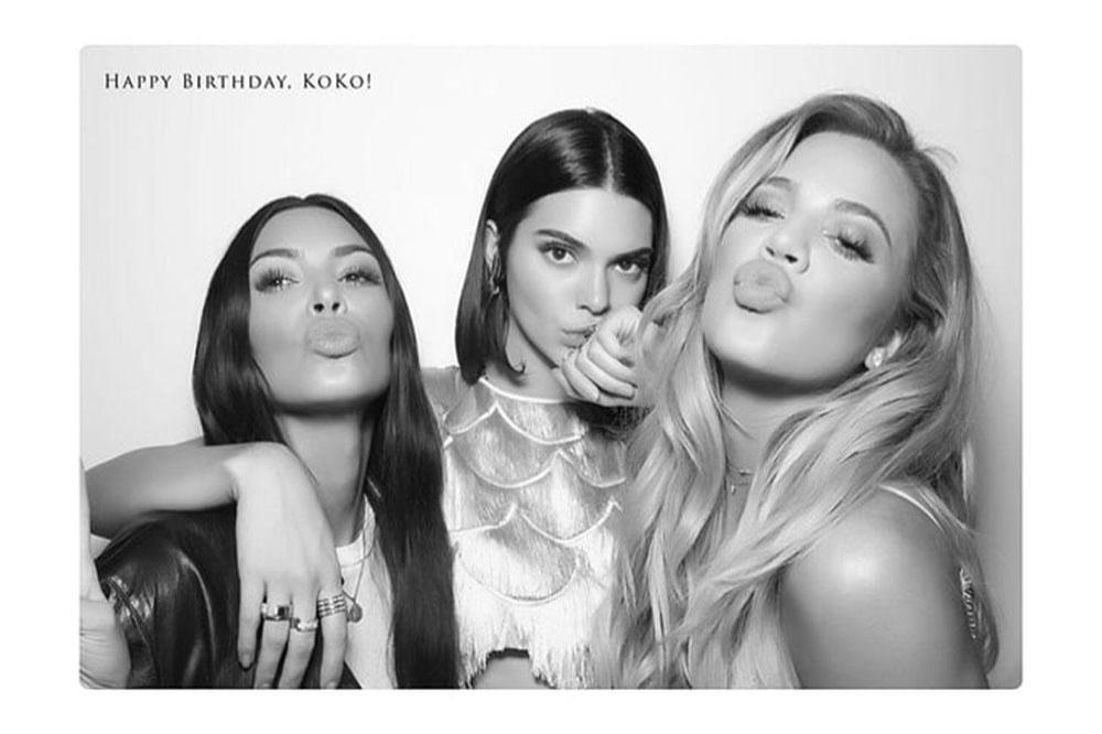 Kim Kardashian West, Kendall Jenner and Khloe Kardashian (c) Instagram