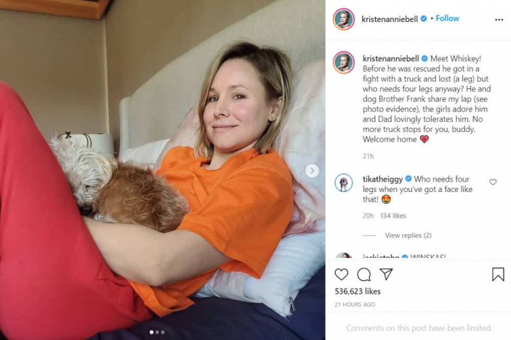 Kristen Bell's Instagram (c) post