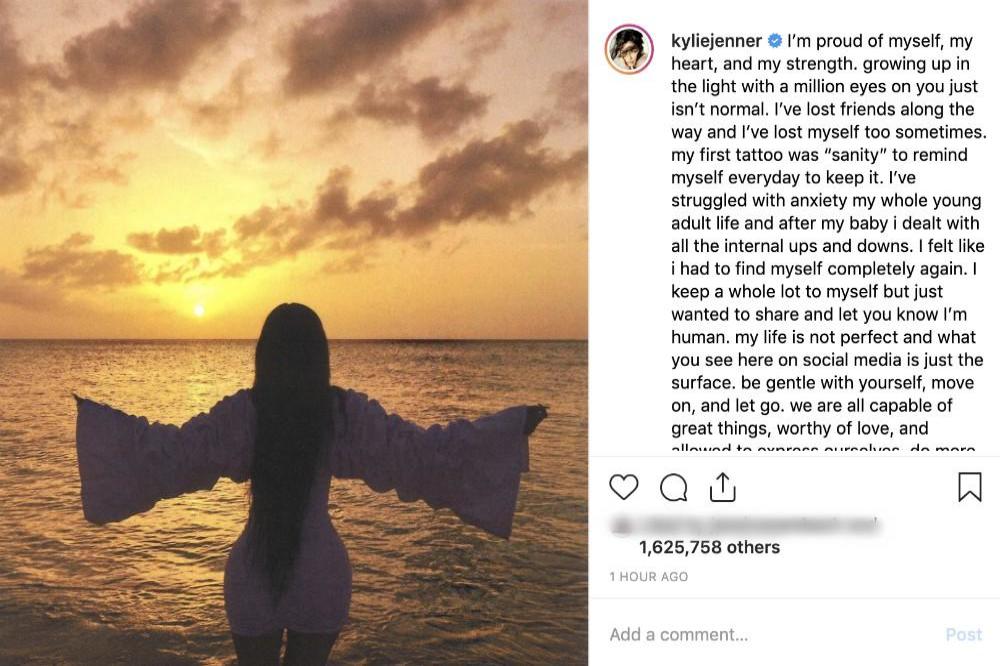 Kylie Jenner's Instagram (c) post