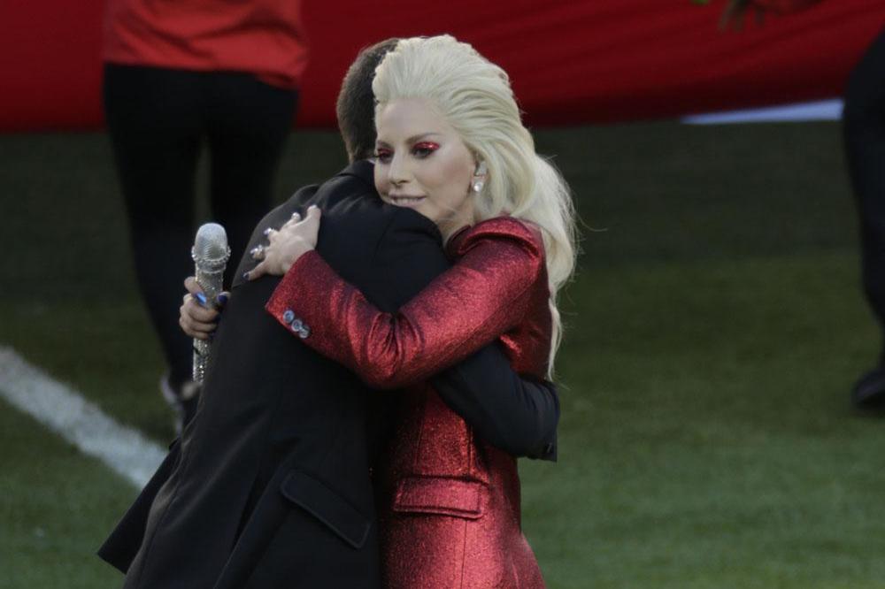 Lady Gaga at Super Bowl 2016