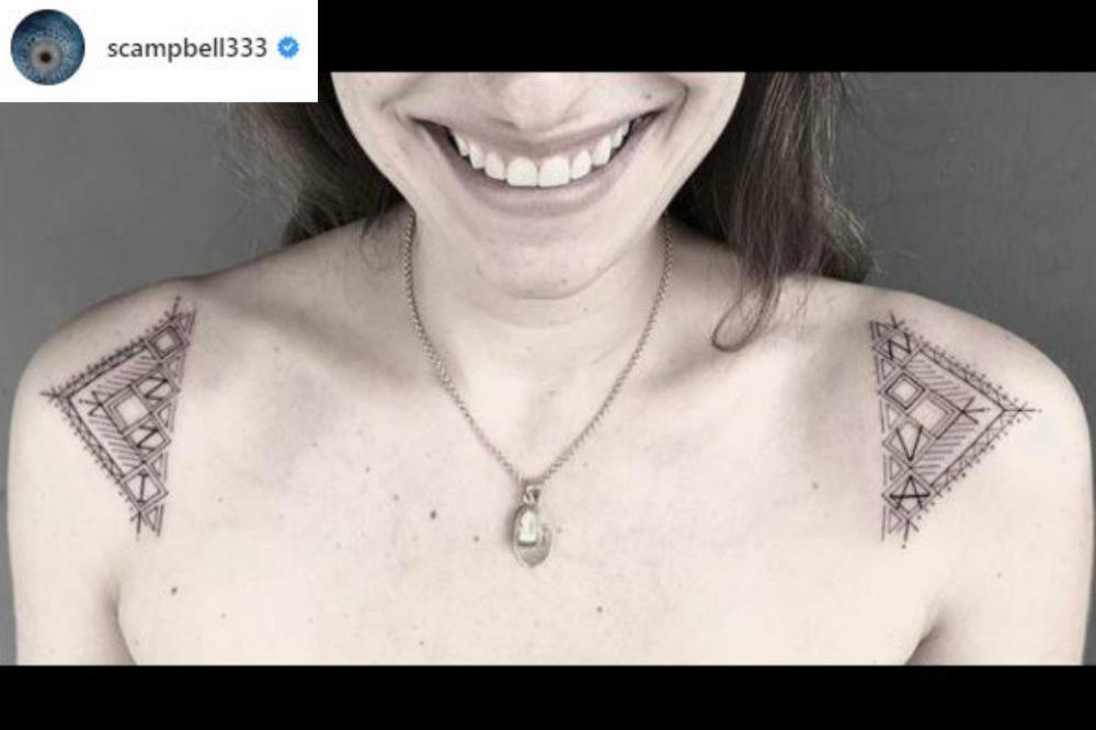 Lake Bell gets inked by tattoo artist husband