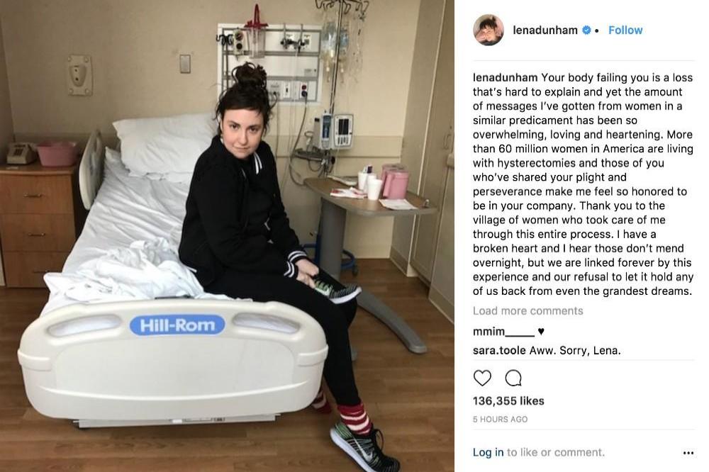 Lena Dunham's Instagram (c) post