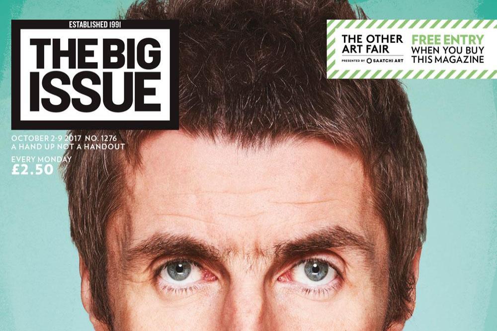 Liam Gallagher covers The Big Issue 