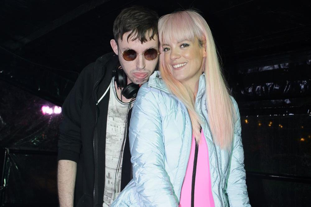 Lily Allen and Hudson Mohawke at Bestival