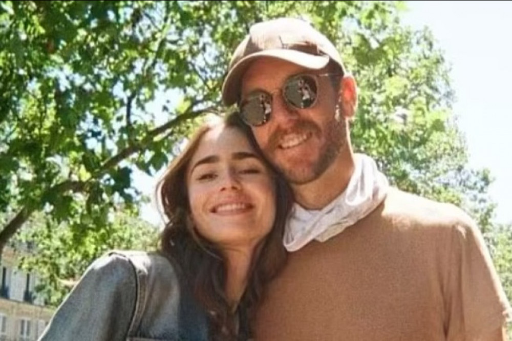Lily Collins and Charlie McDowell worked together (c) Instagram