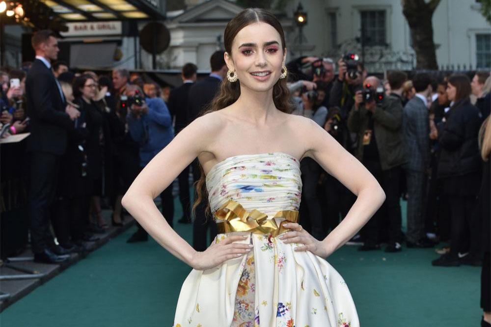 Lily Collins at Tolkien premiere
