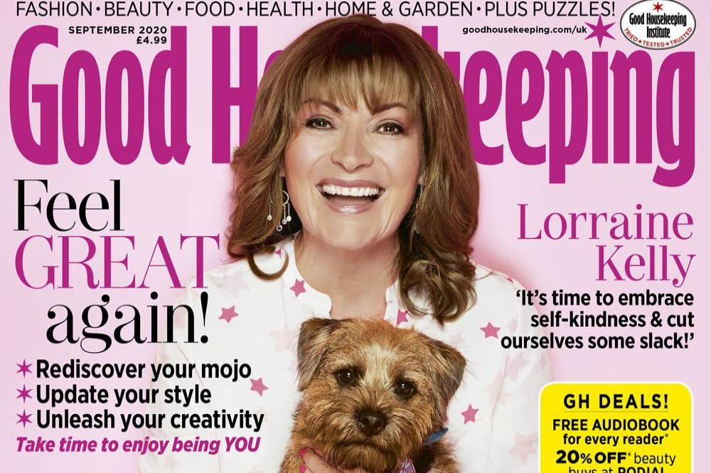 Lorraine Kelly covers Good Housekeeping September 2020
