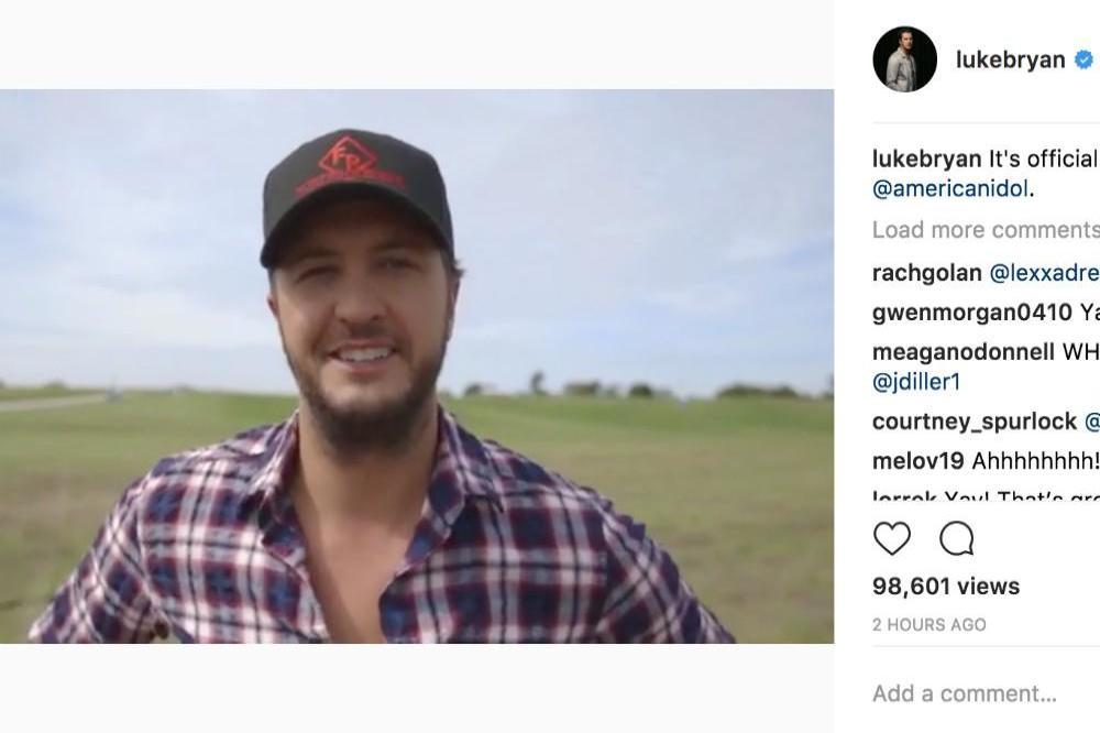 Luke Bryan's Instagram (c) post