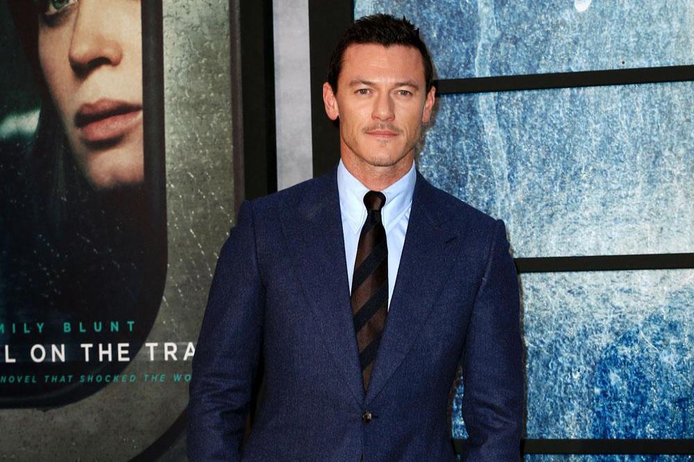 Luke Evans at The Girl on the Train premiere