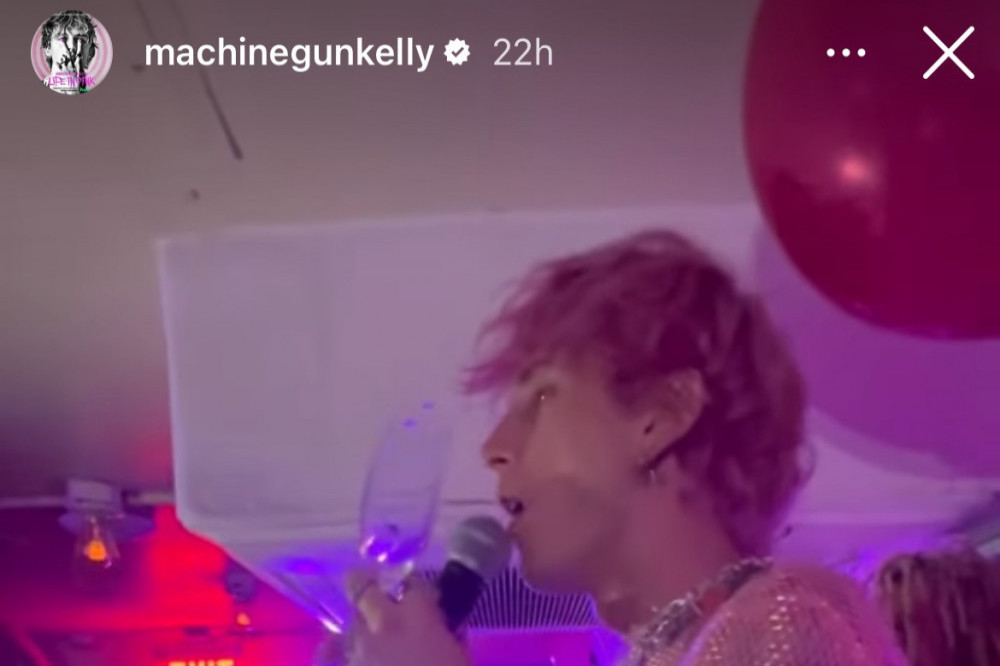 Machine Gun Kelly injures himself at after-party
