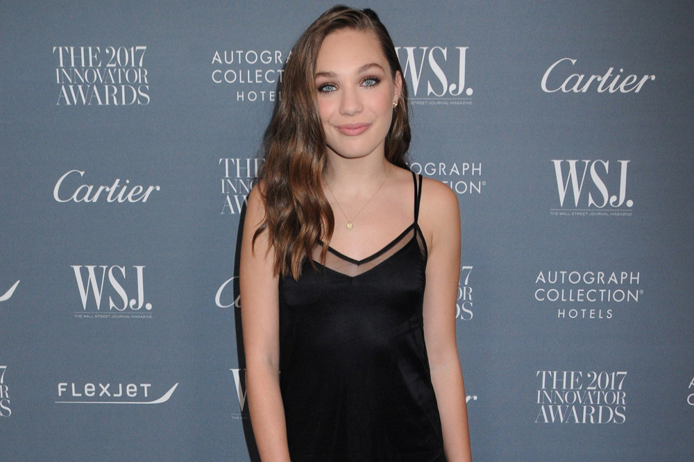 Maddie Ziegler started wearing makeup from a young age