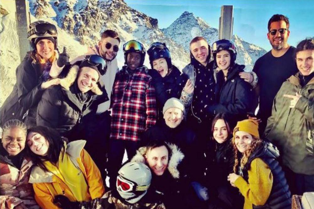 Madonna's ski holiday [Instagram]