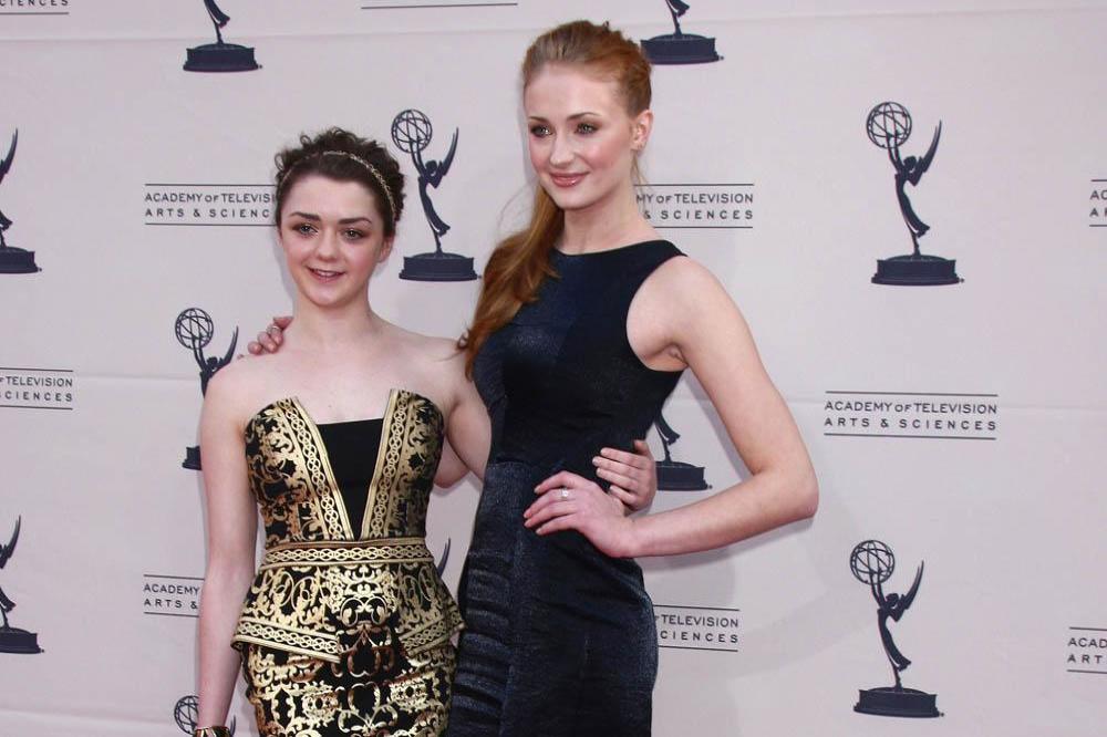 Maisie Williams and Sophie Turner 