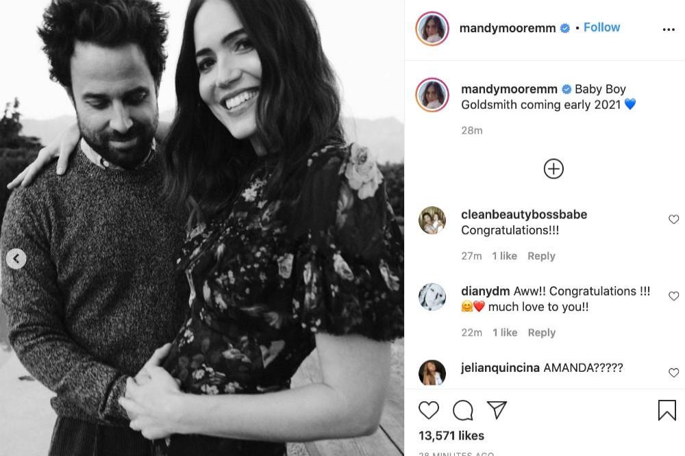 Mandy Moore's Instagram (c) post