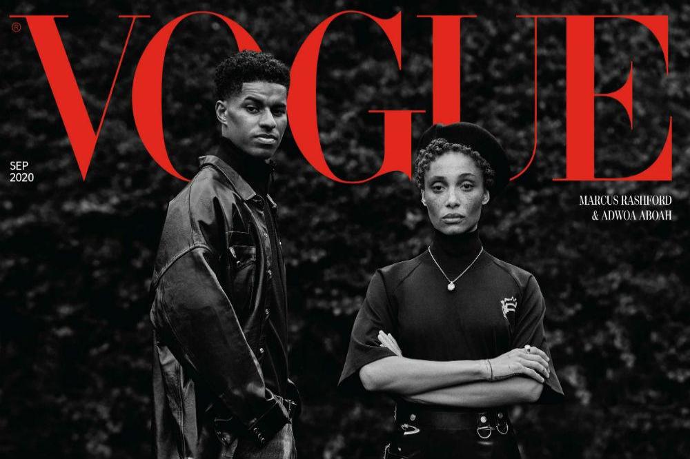 Marcus Rashford and Adwoa Aboah cover Vogue