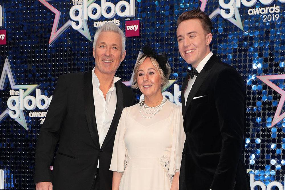 Martin and wife Shirlie Kemp with son Roman Kemp 