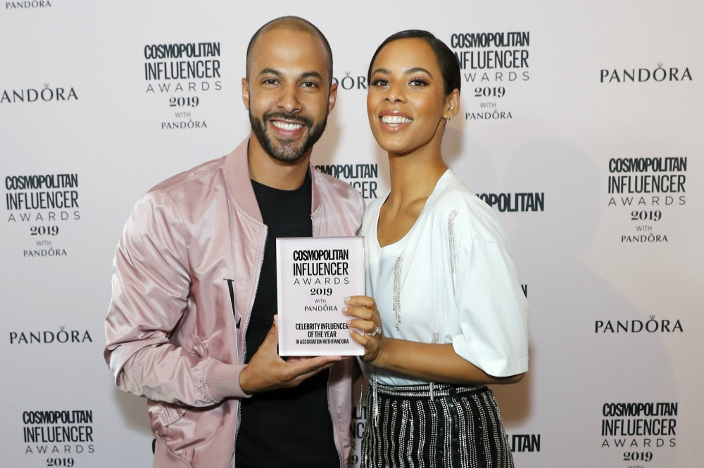 Marvin Humes with his wife Rochelle Humes, who will stay on This Morning, even though is done on the show