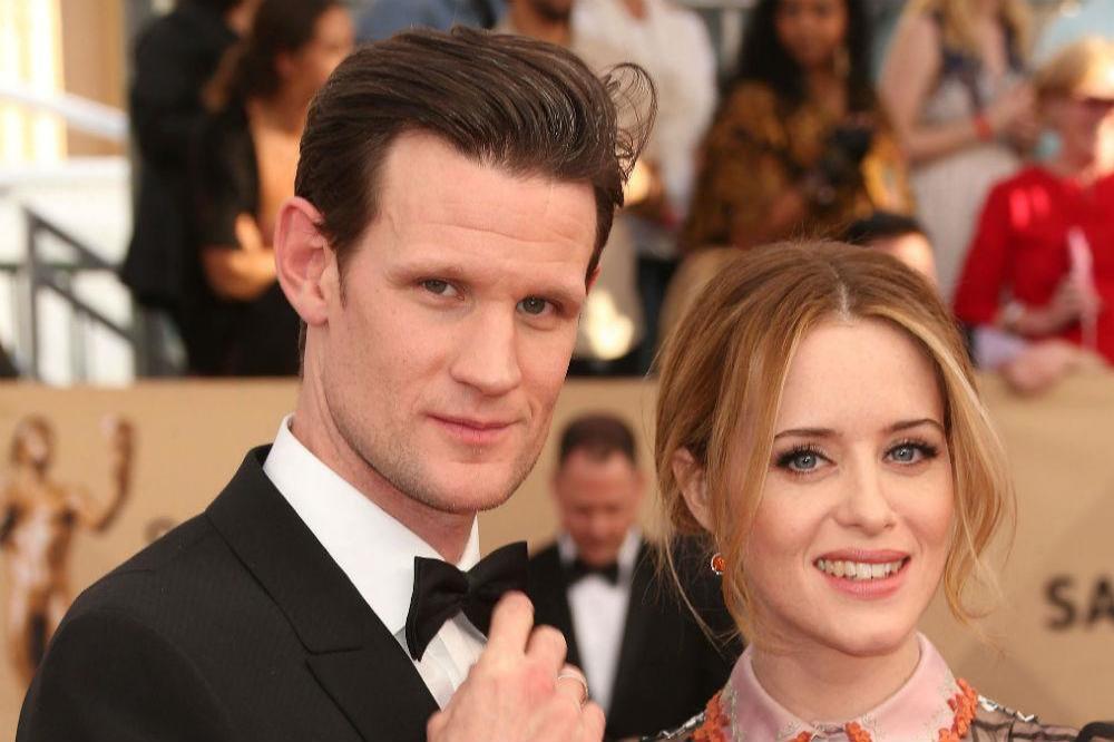 Matt Smith and Claire Foy at the SAG Awards