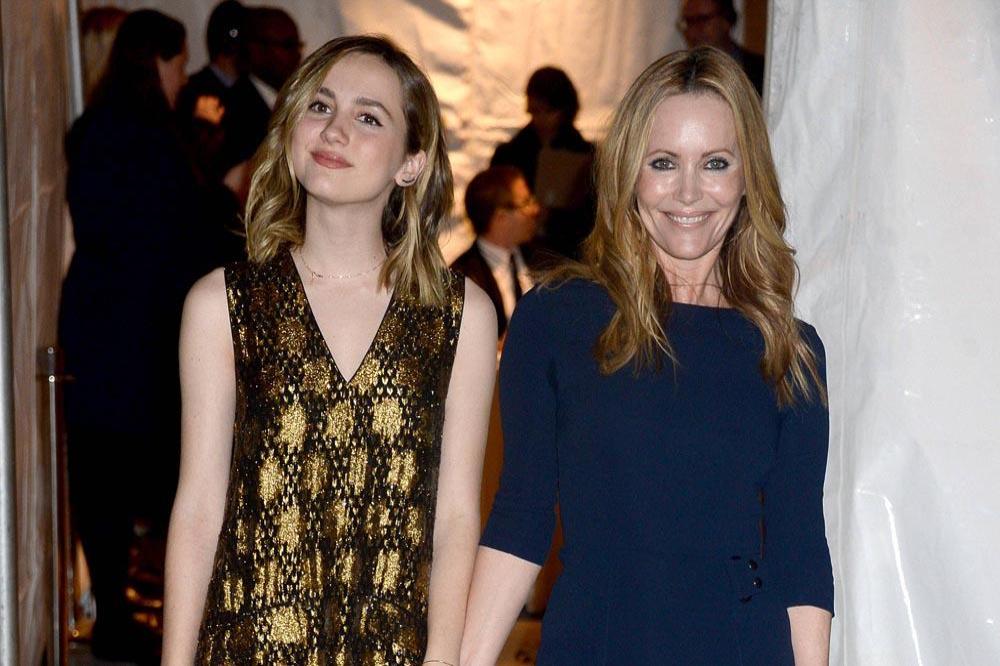 Maude Apatow and Leslie Mann