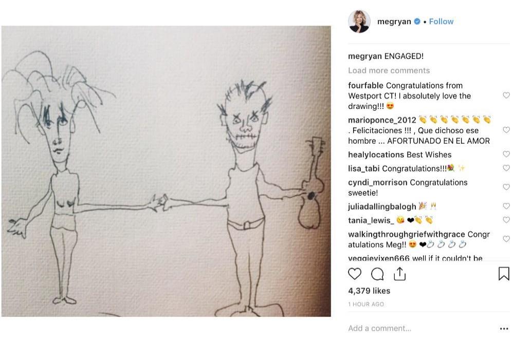 Meg Ryan's Instagram (c) post