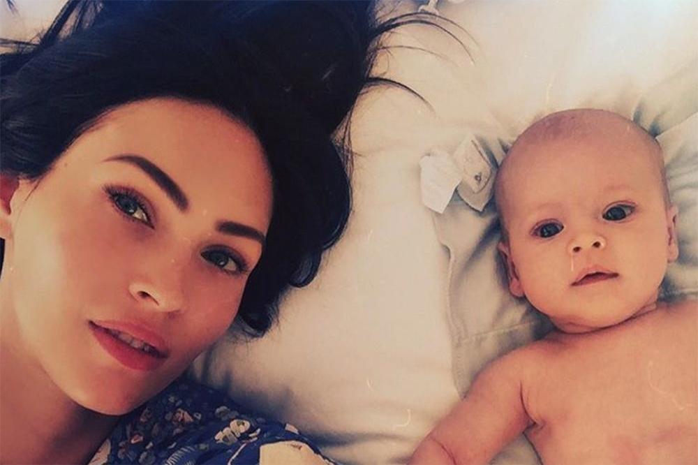 Megan Fox and her son Journey (c) Instagram
