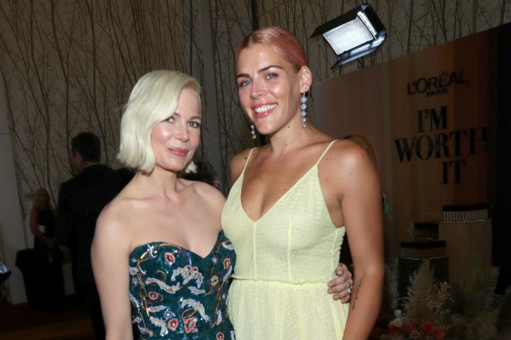 Michelle Williams and Busy Phillips 