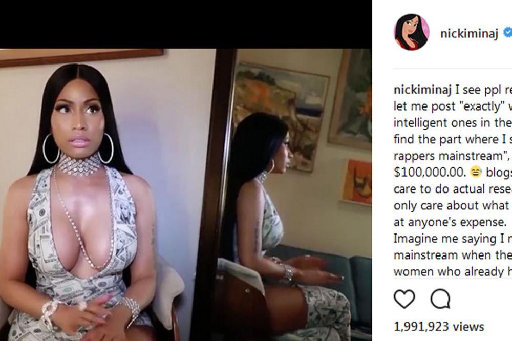 Nicki Minaj (c) Instagram 