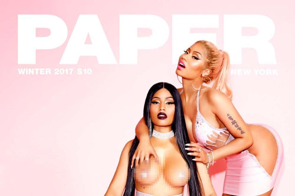 Nicki Minaj ont he cover of Paper magazine